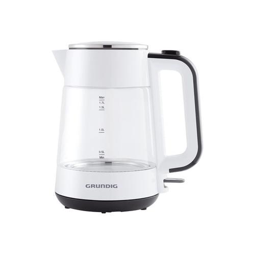 Grundig WK 5860 - Bouilloire - 1.7 litres - 2.4 kWatt - blanc/noir