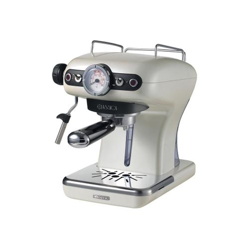 Ariete Classica 1389/17 - Machine à café avec buse vapeur "Cappuccino" - 15 bar - pearl