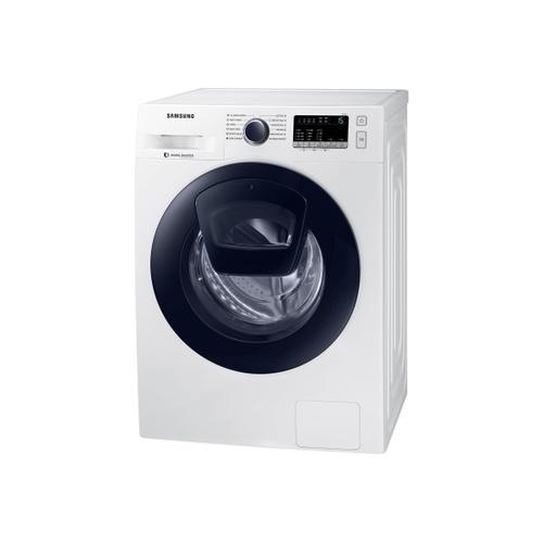 Samsung WW90K44305W Machine à laver Blanc avec porte bleue - Chargement frontal