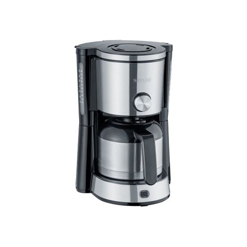 SEVERIN KA 4845 TypeSwitch - Cafetière - 8 tasses - noir/inox brossé