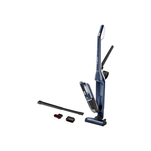 Bosch Flexxo BCH3P255 - Aspirateur - balai/à main (2-en-1) - sans sac - sans fil - bleu roi métallique