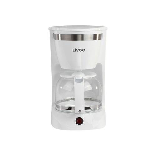 Livoo DOD163W - Cafetière - 12 tasses - blanc