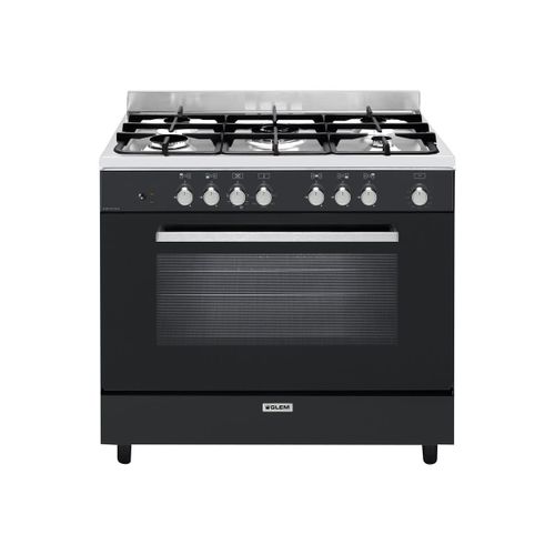 Glem GE960CVBK2 Cuisinière Noir/inox