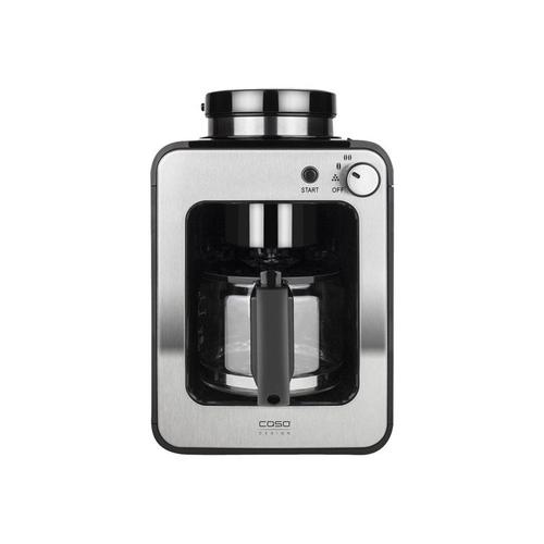 CASO Design Coffee Compact - Cafetière - 4 tasses - inox/noir