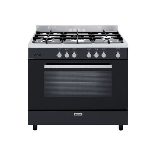 Glem GE960CMBK2 Cuisinière Noir brillant