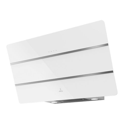 Hotte Cheminée coudée Roblin Camelia 800 BL - Inox/blanc