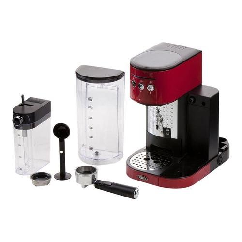 Boretti B401 - Machine à café avec buse vapeur "Cappuccino" - 15 bar - rouge