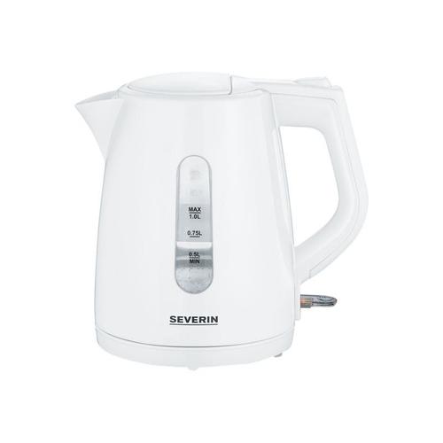 SEVERIN WK 3411 - Bouilloire - 1 litre - 2.2 kWatt - blanc