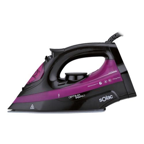 Solac New Optima Pro PV2114 - Fer à vapeur - semelle : céramique Easy Drive 2D - 2600 Watt
