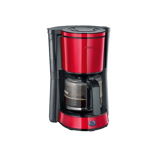 SEVERIN KA 4817 - Cafetière - 10 tasses - rouge feu métallique/noir