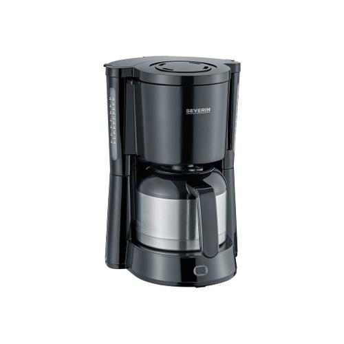 Severin KA 4835 Type - Cafetière - 8 tasses - noir/inox brossé