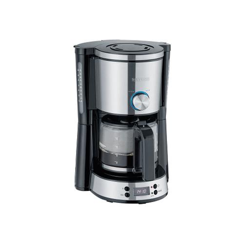 SEVERIN KA 4826 - Cafetière - 10 tasses - noir/inox brossé