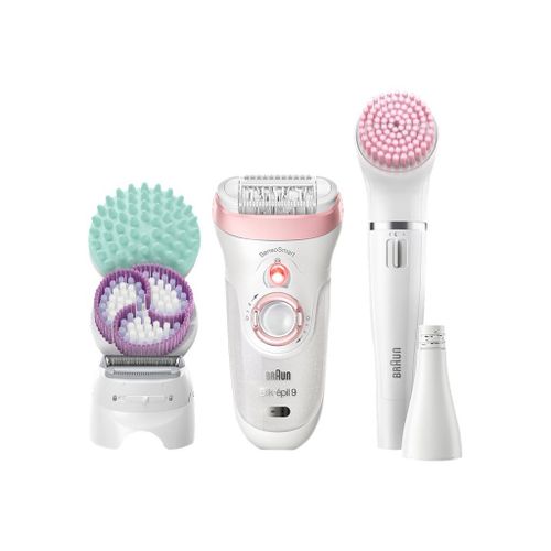 Braun Silk-Épil 9 Sensosmart 9/995 Beauty Set - Épilateur - Sans Fil - Blanc/Rose