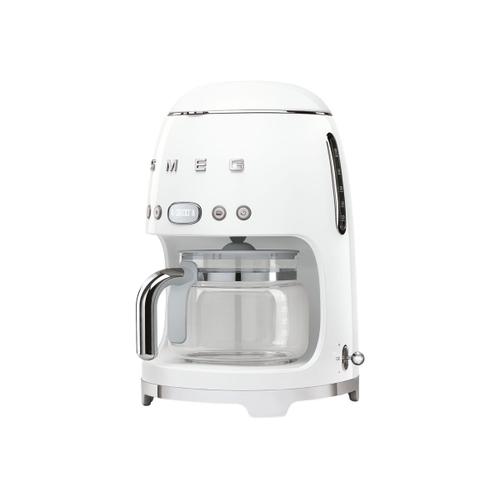 Smeg 50's Style DCF02WHEU - Cafetière - 10 tasses - blanc