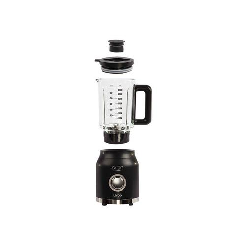 Livoo DOP201 - Bol mixeur blender - 1.8 litres - 1.2 kWatt - noir/gris