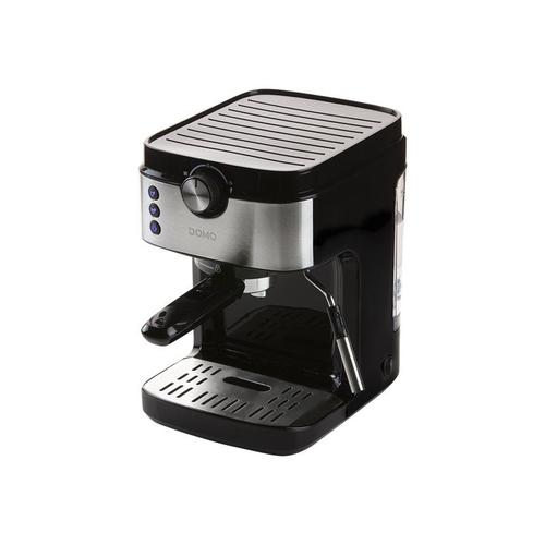 DOMO DO711K - Machine à café avec buse vapeur "Cappuccino" - 19 bar
