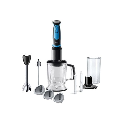 Braun Multiquick 5 Vario Fit MQ5064 BKBL Shape - Mixeur à main - 750 Watt - bleu/noir