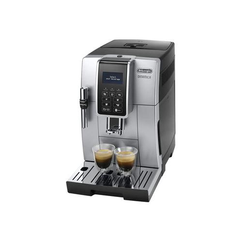 De'Longhi DINAMICA ECAM 350.35.SB - Machine à café automatique avec buse vapeur "Cappuccino" - 15 bar - argent/noir