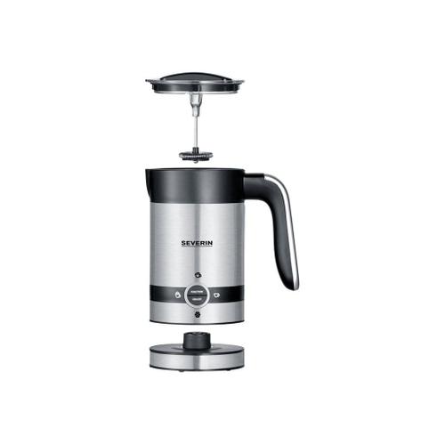 SEVERIN SM3584 - Mousseur à lait - 0.2 litres - 450 Watt - Noir mat / inox brossé