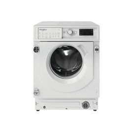 Machine à laver hublot Whirlpool BIWMWG71483FR N - intégré - Niche - largeur : 60 cm - profondeur : 57 cm - hauteur : 82 cm - 52 litres - 7 kg - 1351 tours/min - blanc