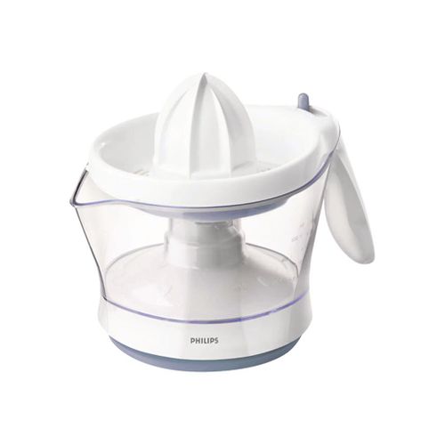 Philips HR2744 - Presse-agrumes - 0.6 litres - 25 Watt - blanc brillant avec des touches de bleu