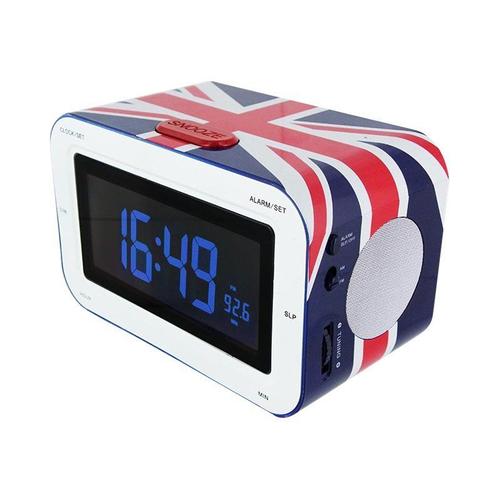 BigBen RR30 (United Kingdom) - Radio-réveil - blanc, bleu, rouge
