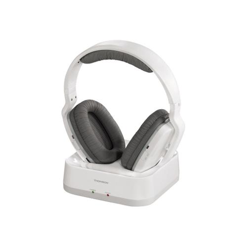 Thomson WHP331 - Écouteurs - circum-aural - sans fil - blanc