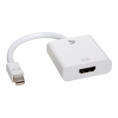 V7 - Adaptateur vidéo - Mini DisplayPort mâle pour HDMI femelle - 17 cm - blanc