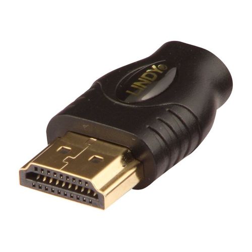 Lindy - Adaptateur HDMI - HDMI micro femelle pour HDMI mâle