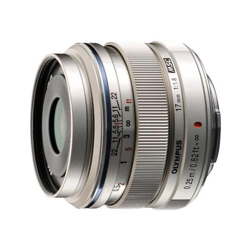 Objectif Olympus M.Zuiko Digital - Fonction Grand angle - 17 mm - f/1.8 - Micro Four Thirds - pour OM-D E-M10 Mark IIIS; PEN E-PL5, E-PM2