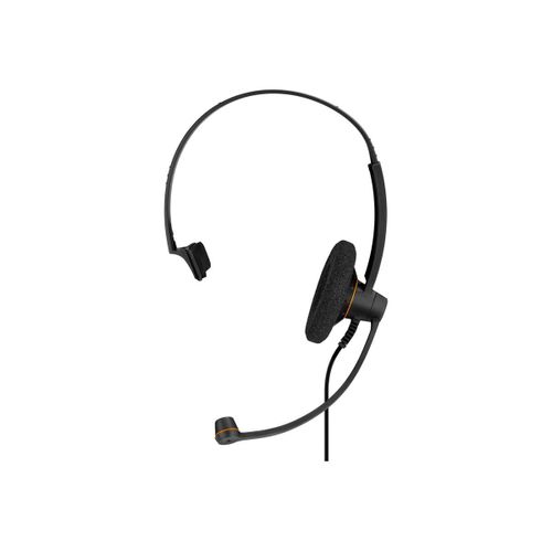 EPOS IMPACT SC 30 USB ML - Micro-casque - sur-oreille - filaire - USB - noir avec des reflets orange