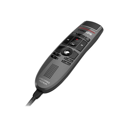 Philips SpeechMike Premium USB LFH3500 - Microphone haut-parleur - gris perle foncé