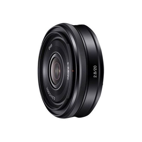 Objectif Sony SEL20F28 - Fonction Grand angle - 20 mm - f/2.8 - Sony E-mount - pour Handycam NEX-VG900; a NEX 3NL, 3NY, 6, 6L, 6Y, F3D, F3K, F3Y; a1; a3000; a7; a7R; a7R IV