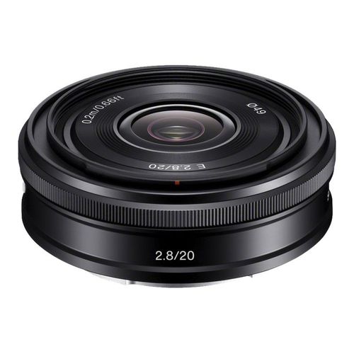 Objectif Sony SEL20F28 - Fonction Grand angle - 20 mm - f/2.8 - Sony E-mount - pour Cinema Line; a VLOGCAM; a1; a6700; a7 IV; a7C; a7C II; a7CR; a7R V; a7s III; a9 II; a9 III