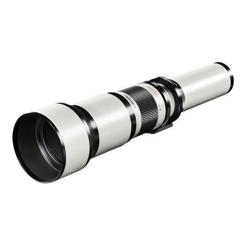 Objectif Walimex Pro - Fonction Zoom - 650 mm - 1300 mm - f/8.0-16.0 IF - Canon EF - pour Canon EOS 1000, 1100, 1D, 1Ds, 30, 40, 400, 450, 50, 500, 550, 5D, 60, 600, 650, 6D, 7D