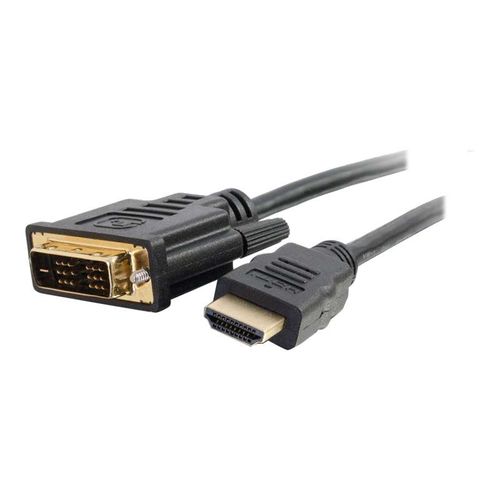 C2G 1m (3ft) HDMI to DVI Cable - HDMI to DVI-D Adapter Cable - 1080p - M/M - Câble adaptateur - DVI-D mâle pour HDMI mâle - 1 m - blindé - noir