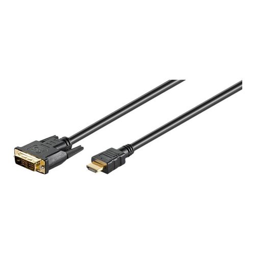 goobay - Câble adaptateur - liaison simple - HDMI mâle pour DVI-D mâle - 1 m