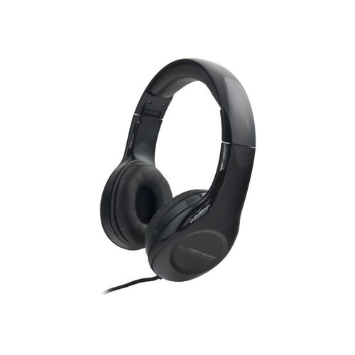 Esperanza EH138K SOUL - Écouteurs - circum-aural - filaire - jack 3,5mm - noir