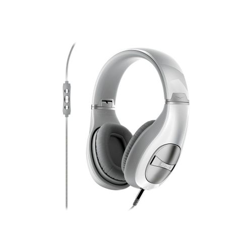 Klipsch STATUS - Écouteurs avec micro - circum-aural - filaire - jack 3,5mm - blanc perle