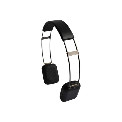 Halterrego H2 - Micro-casque - sur-oreille - Bluetooth - sans fil - noir