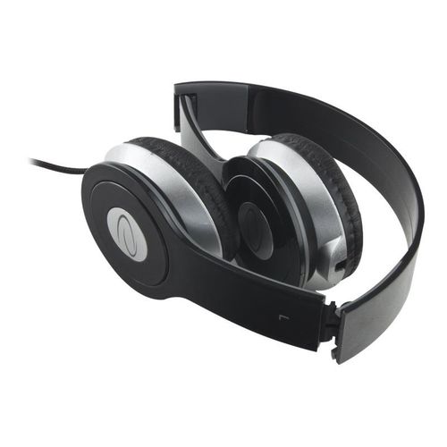 Esperanza EH145K TECHNO - Écouteurs - circum-aural - filaire - jack 3,5mm - noir