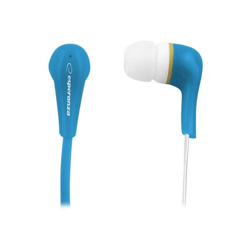 Esperanza EH146B LOLLIPOP - Écouteurs - intra-auriculaire - filaire - jack 3,5mm - bleu