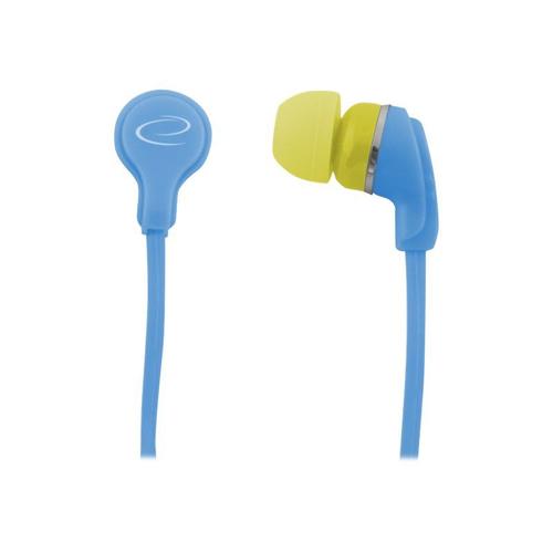 Esperanza EH147T NEON - Écouteurs - intra-auriculaire - filaire - jack 3,5mm - turquoise