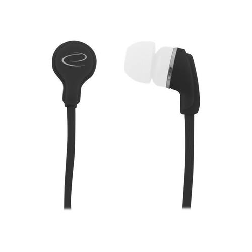 Esperanza EH147K NEON - Écouteurs - intra-auriculaire - filaire - jack 3,5mm - noir