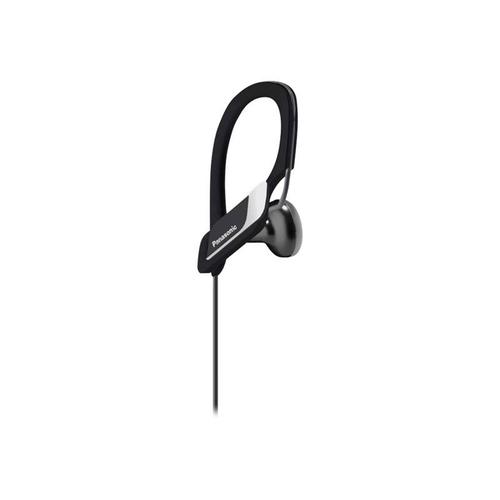 Panasonic RP-HS34E - Sports - écouteurs - embout auriculaire - montage sur l'oreille - filaire - jack 3,5mm - noir