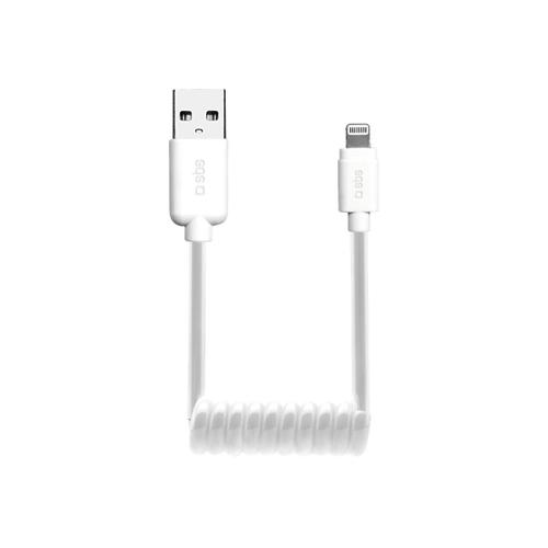 SBS TECABLEUSBIP5SW - Câble Lightning - Lightning mâle pour USB mâle - 50 cm - blanc