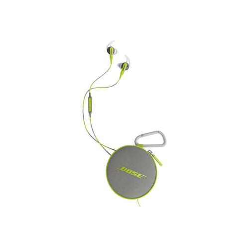Bose SoundSport (Samsung) - Écouteurs avec micro - intra-auriculaire - filaire - jack 3,5mm - vert
