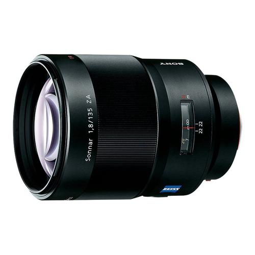 Objectif Sony SAL135F18Z - Fonction Télé - 135 mm - f/1.8 Sonnar T* - Sony A-type - pour a DSLR-A100, A200, A230, A300, A330, A350, A380, A500, A550, A700, A850, SLT-A57, A58