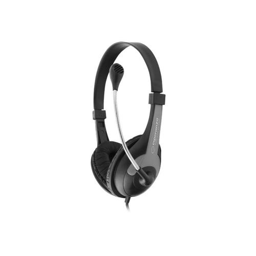 Esperanza ROOSTER - Micro-casque - circum-aural - filaire - noir/gris