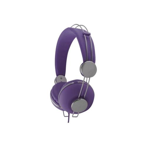 Esperanza MACAU - Écouteurs - circum-aural - filaire - violet